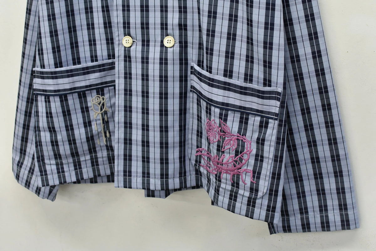 【New Rose】 Pajama Jacket / Embroidery,Print