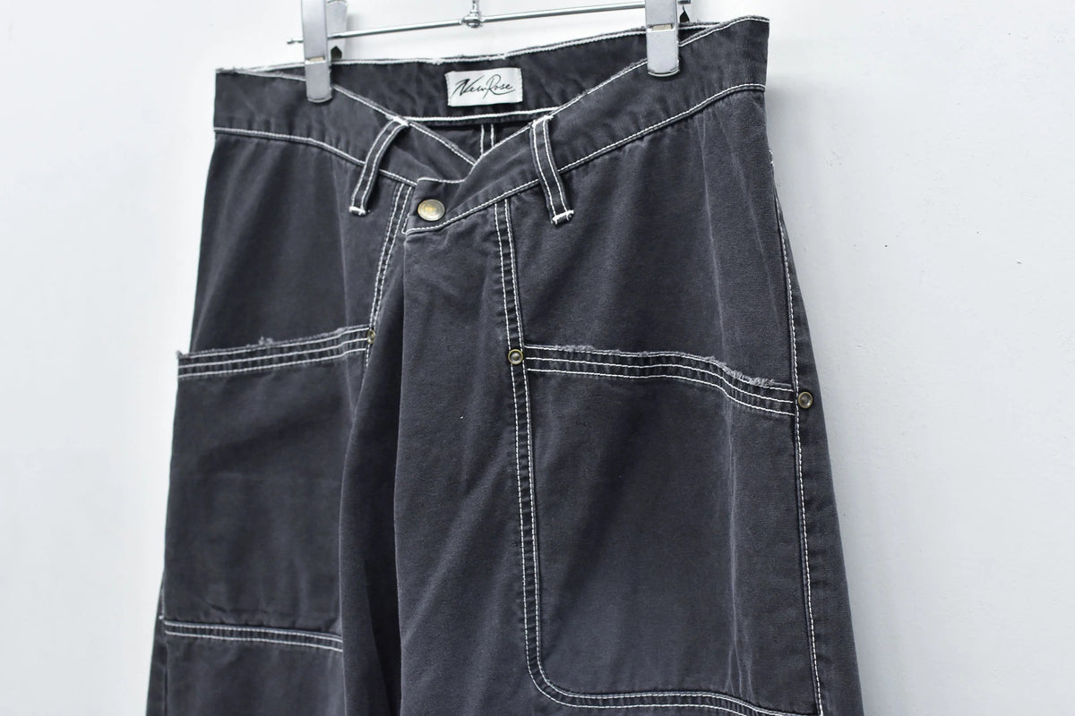 【New Rose】 【New Color ! 】Fold The Waist Pants ¥