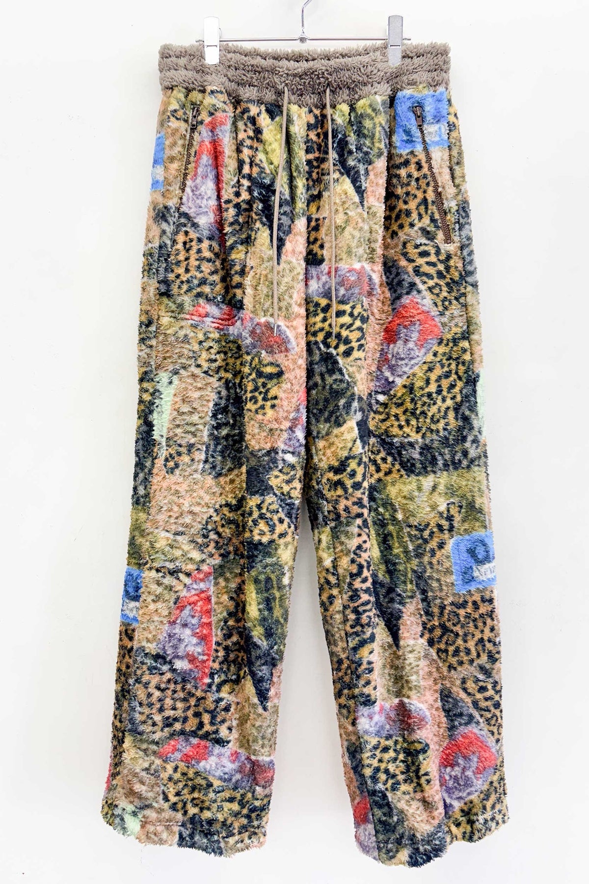 【New Rose】 FLEECE RELAX PANTS / all-over print