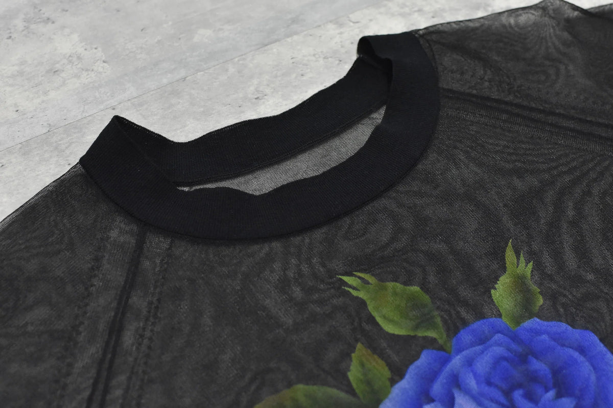 【New Rose】 Sheer Knit Pullover / Airbrush