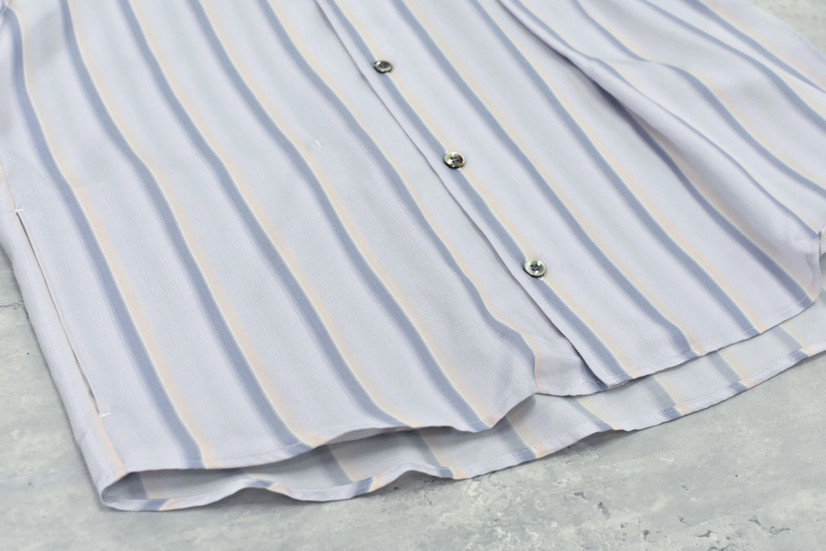 【New Rose】 Embroidery Wrinklework Long-sleeve Shirt
