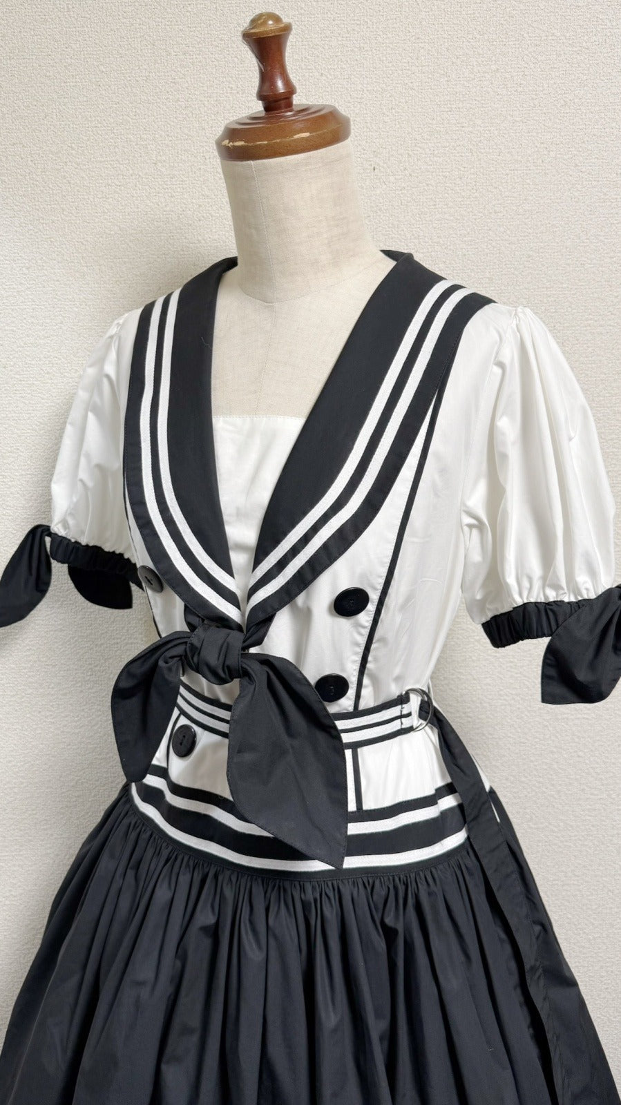 【Physical Drop】フィジカルドロップ ノスタルジックセーラーワンピース【レギュラーサイズ・コンビ色・ノーマル丈】