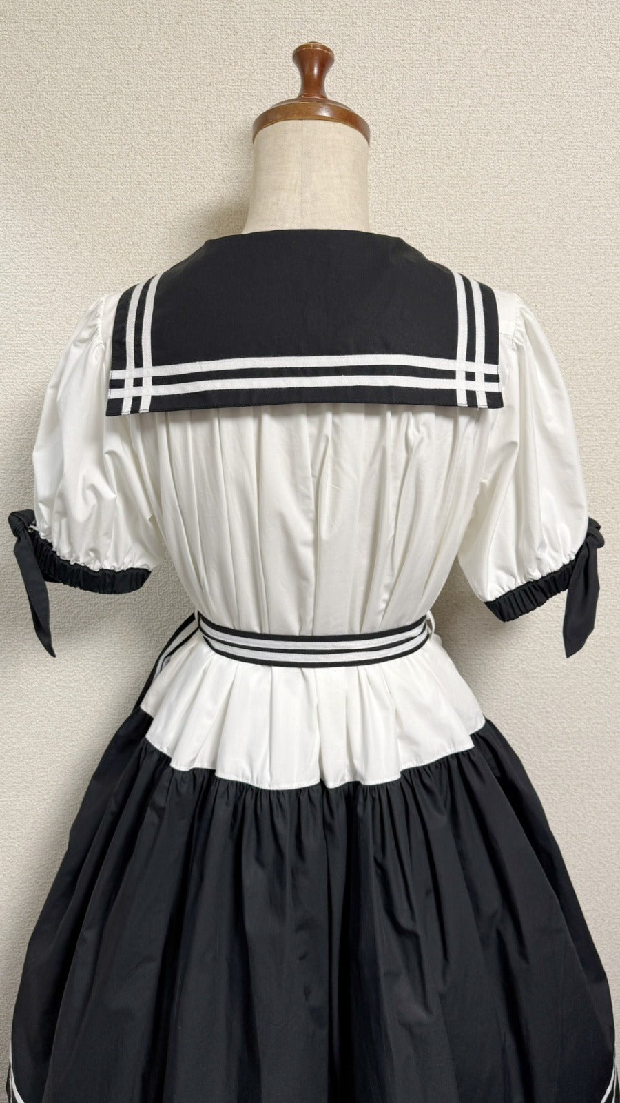 【Physical Drop】フィジカルドロップ ノスタルジックセーラーワンピース【レギュラーサイズ・コンビ色・ノーマル丈】