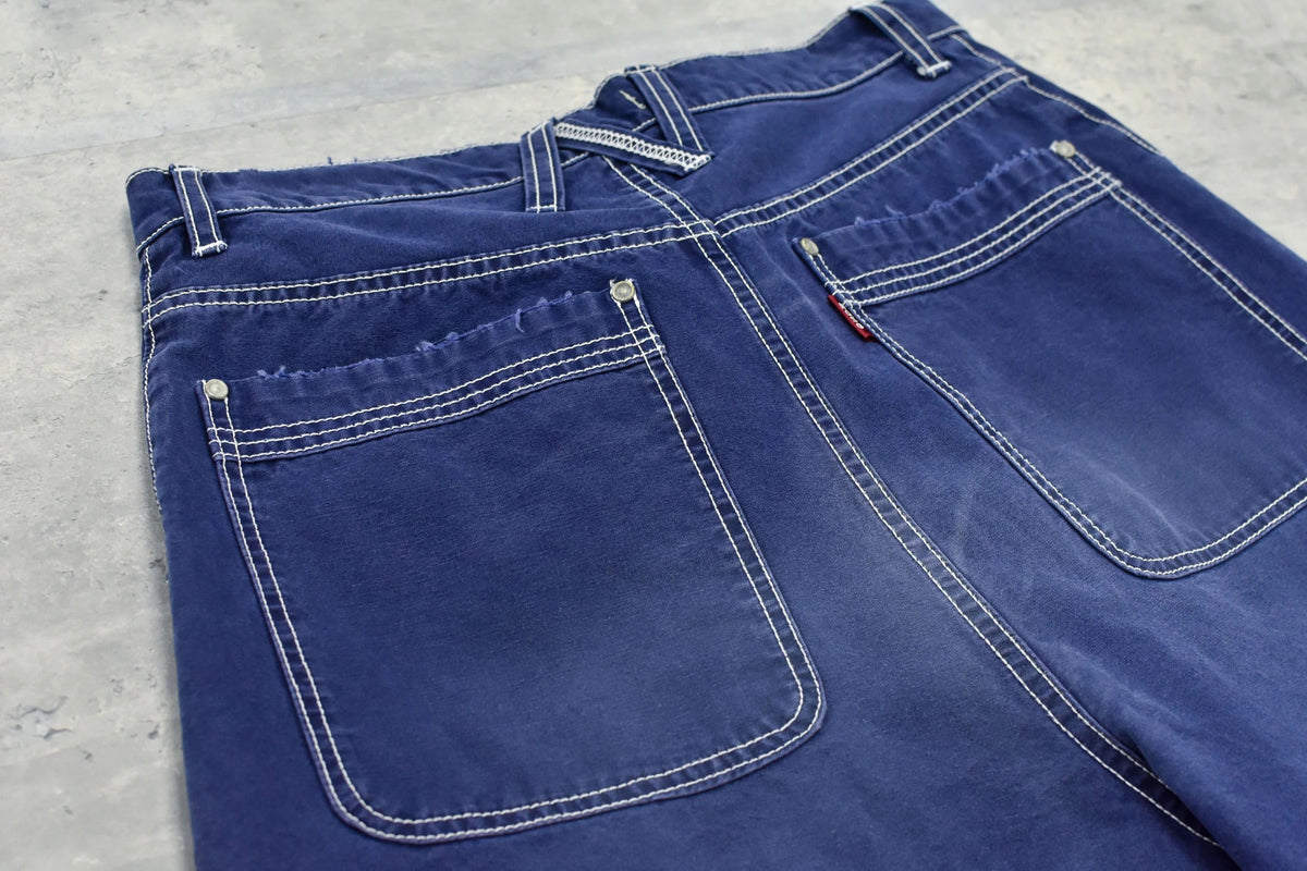 【New Rose】 【New Color ! 】Fold The Waist Pants ¥
