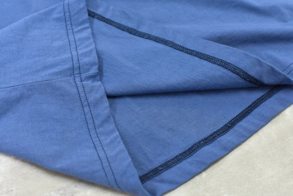 【New Rose】 Embroidery Wrinklework T-shirt