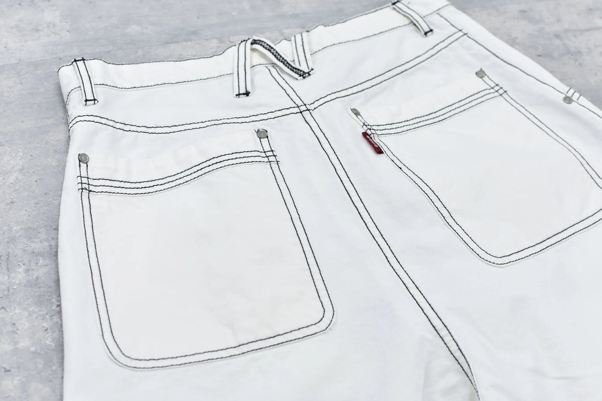 【New Rose】 【New Color ! 】Fold The Waist Pants ¥