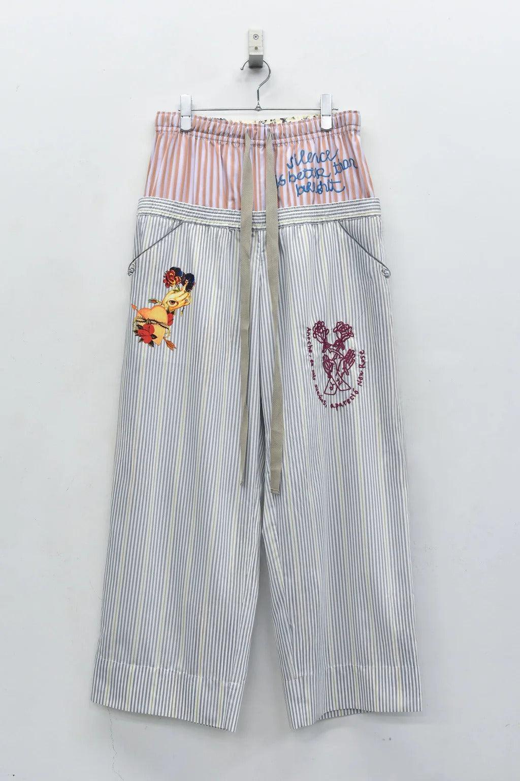【New Rose】 Pajama Pants / Embroidery,Print