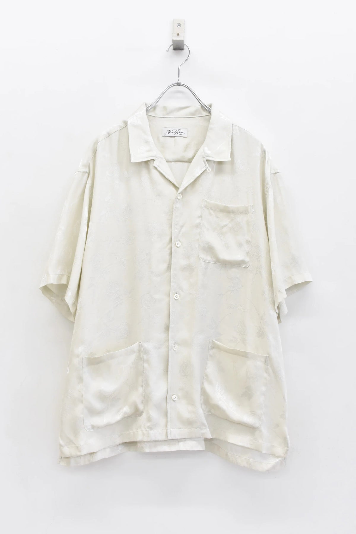 【New Rose】 ★ご予約受付中★ ROSE Jacquard Open-collar SHIRT