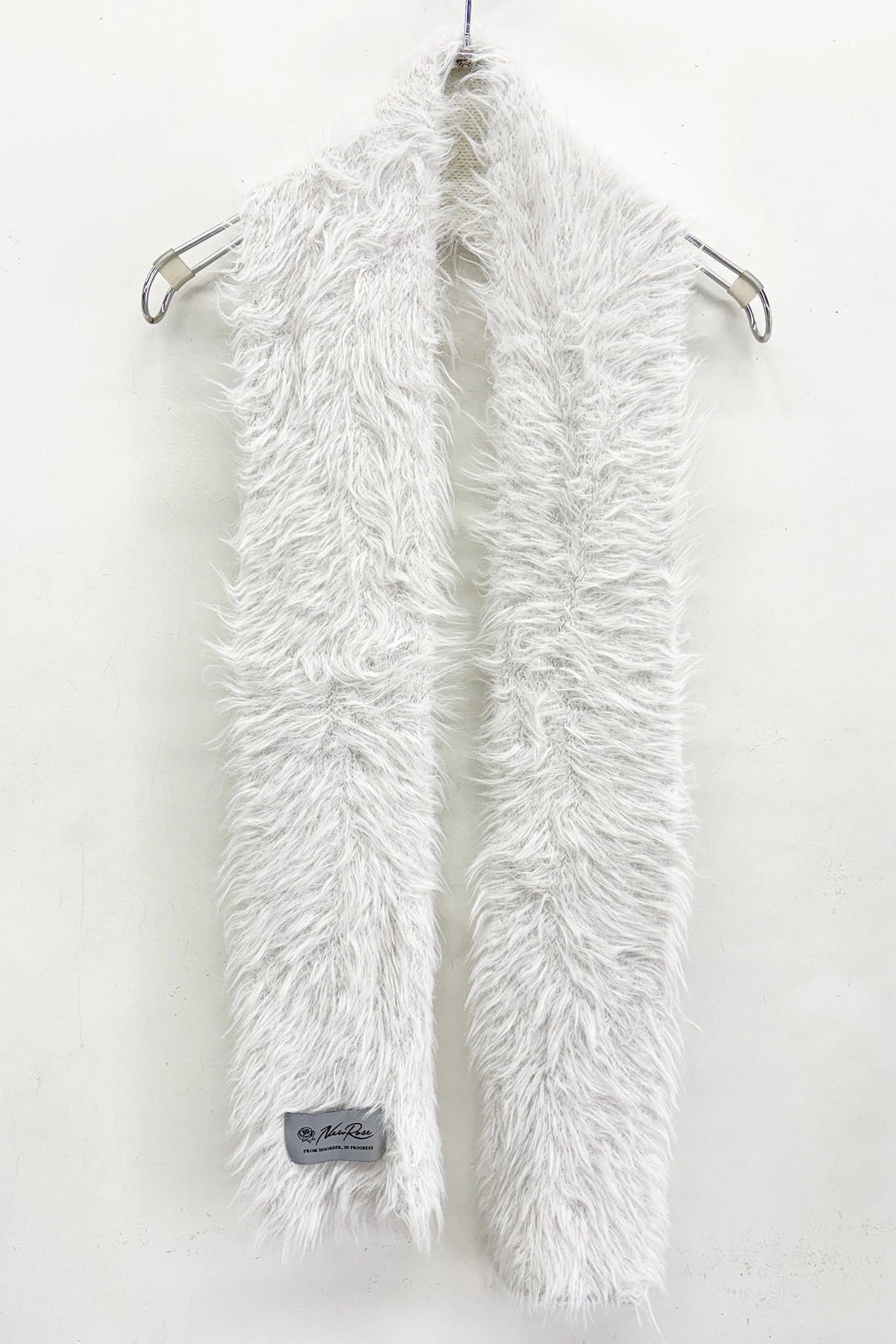 【New Rose】 SHAGGY KNIT NARROW SCARF