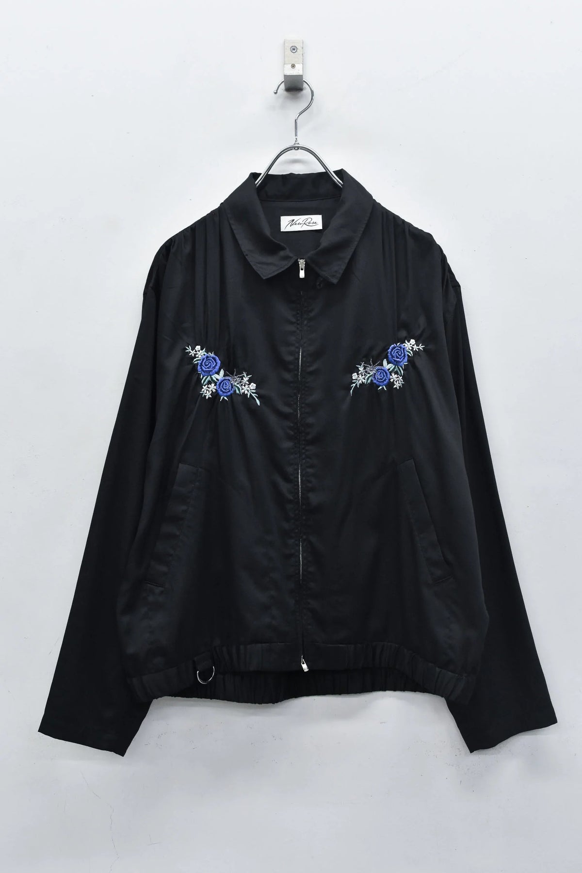 【New Rose】 Embroidery Wrinklework Blouson