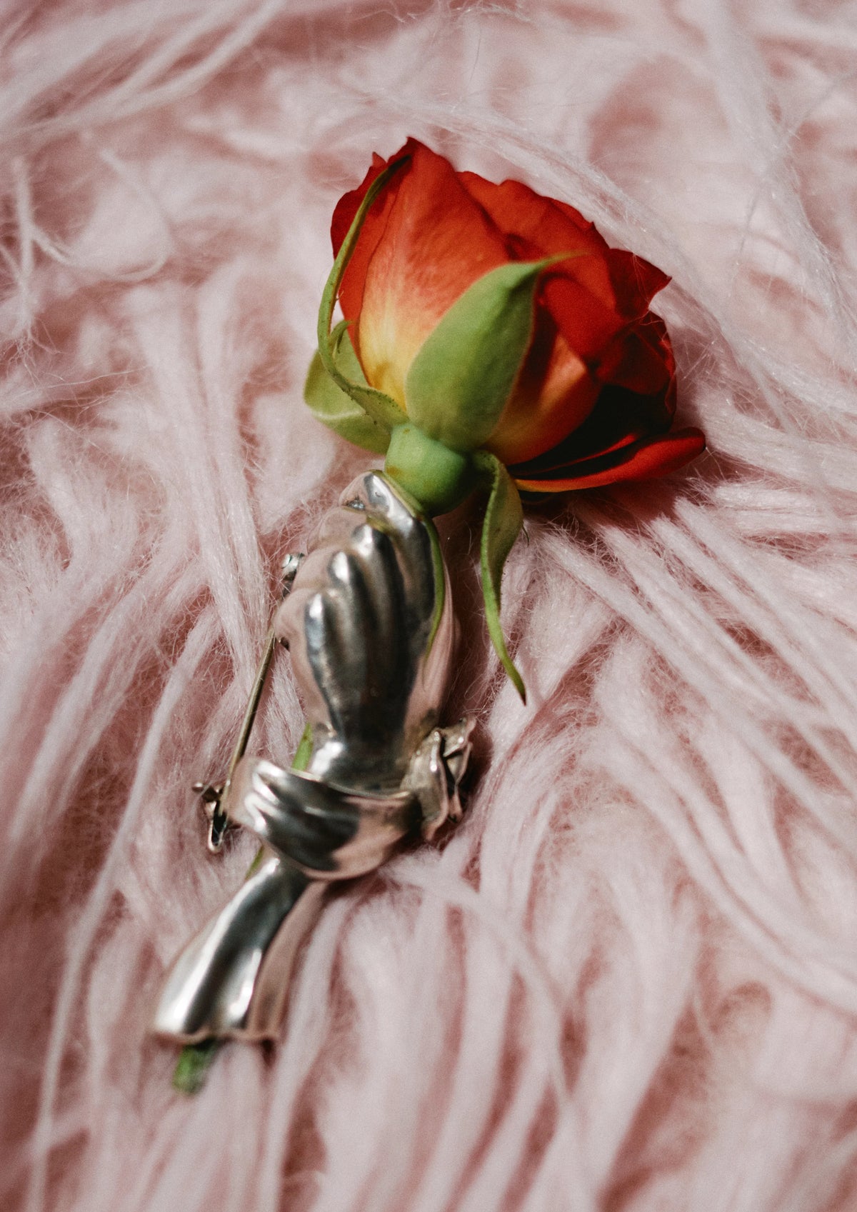 【New Rose】 CHECK JACQUARD × MOHAIR