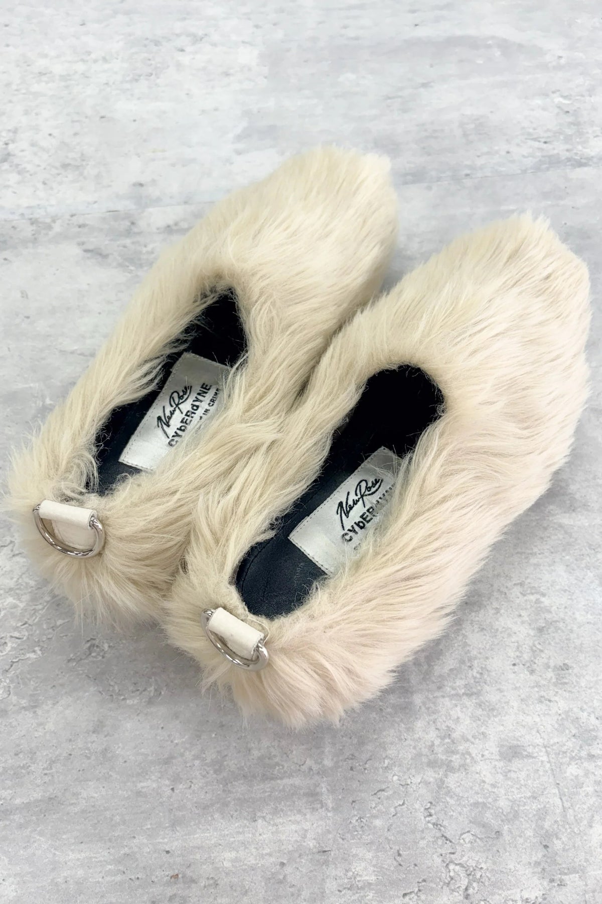 【New Rose】 ANIMAL FUR SHOES