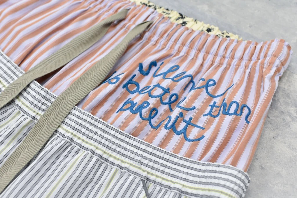 【New Rose】 Pajama Pants / Embroidery,Print
