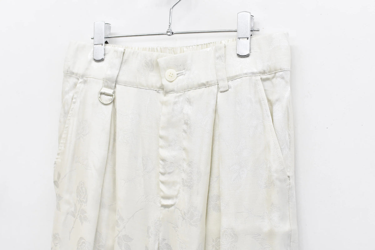 【New Rose】 ★ご予約受付中★ ROSE Jacquard TUCK PANTS
