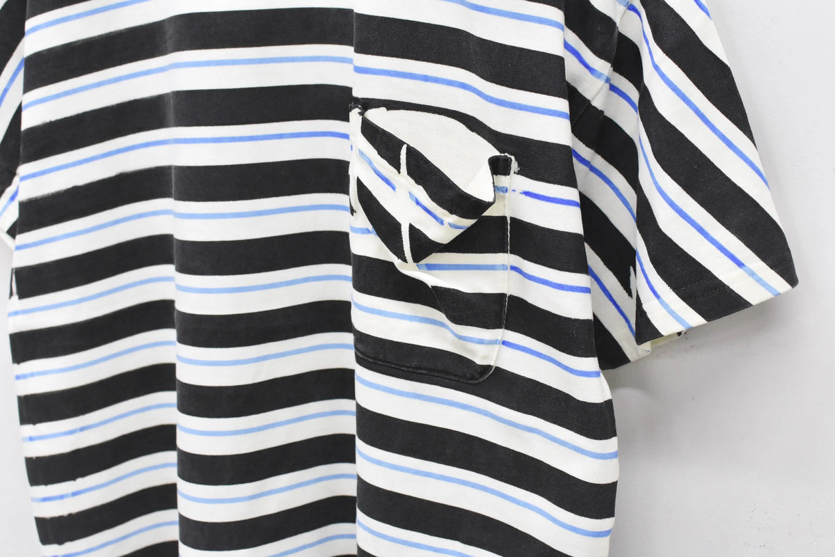 【New Rose】 ★ご予約受付中★ DIAGONAL STRIPE PRINT Tee