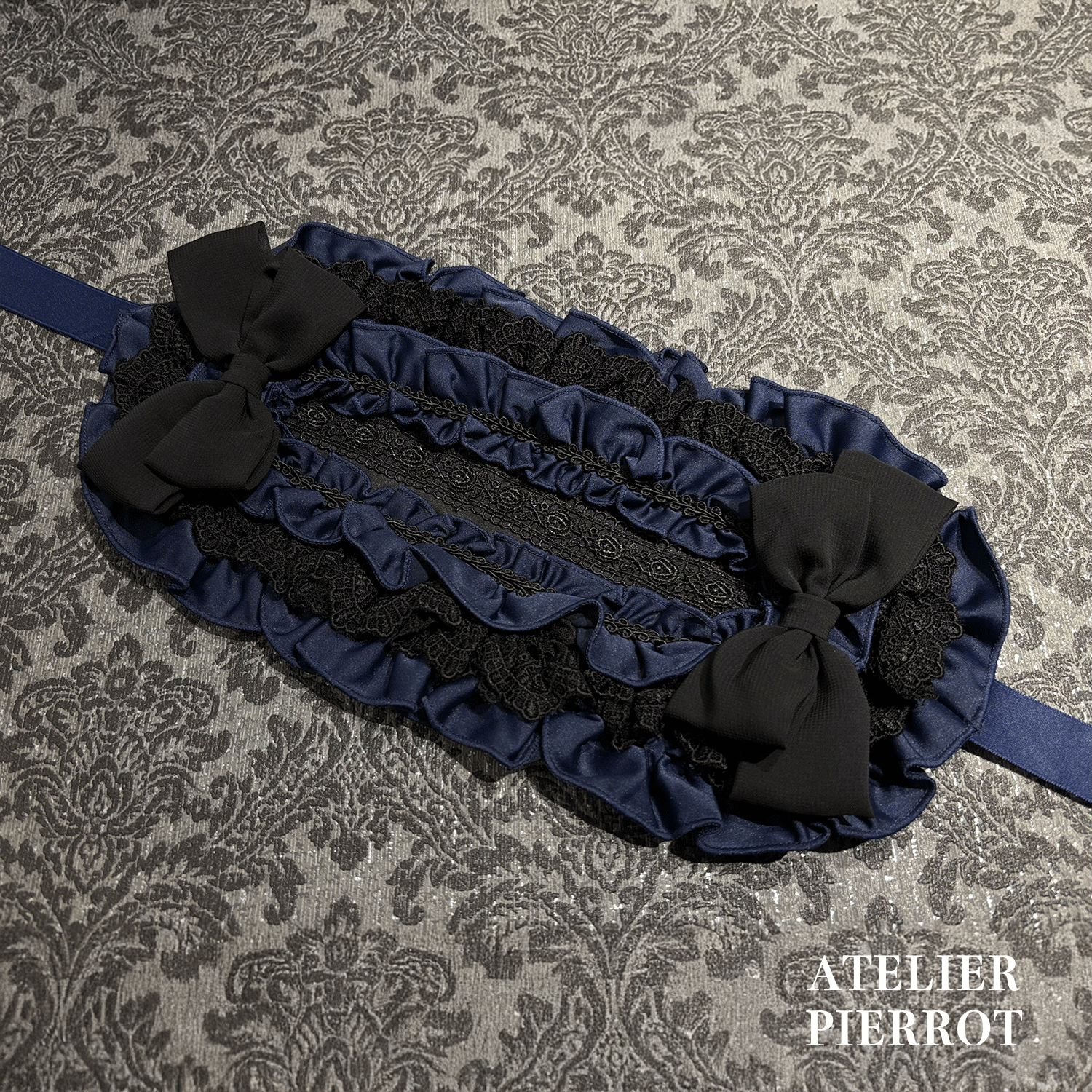 【ATELIER PIERROT】聚集了盛开的头饰白色/波尔多/海军/黑色
