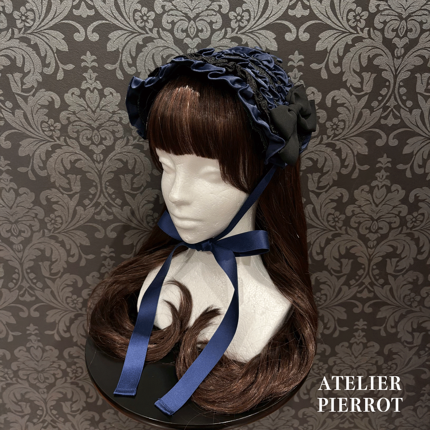 【ATELIER PIERROT】聚集了盛开的头饰白色/波尔多/海军/黑色