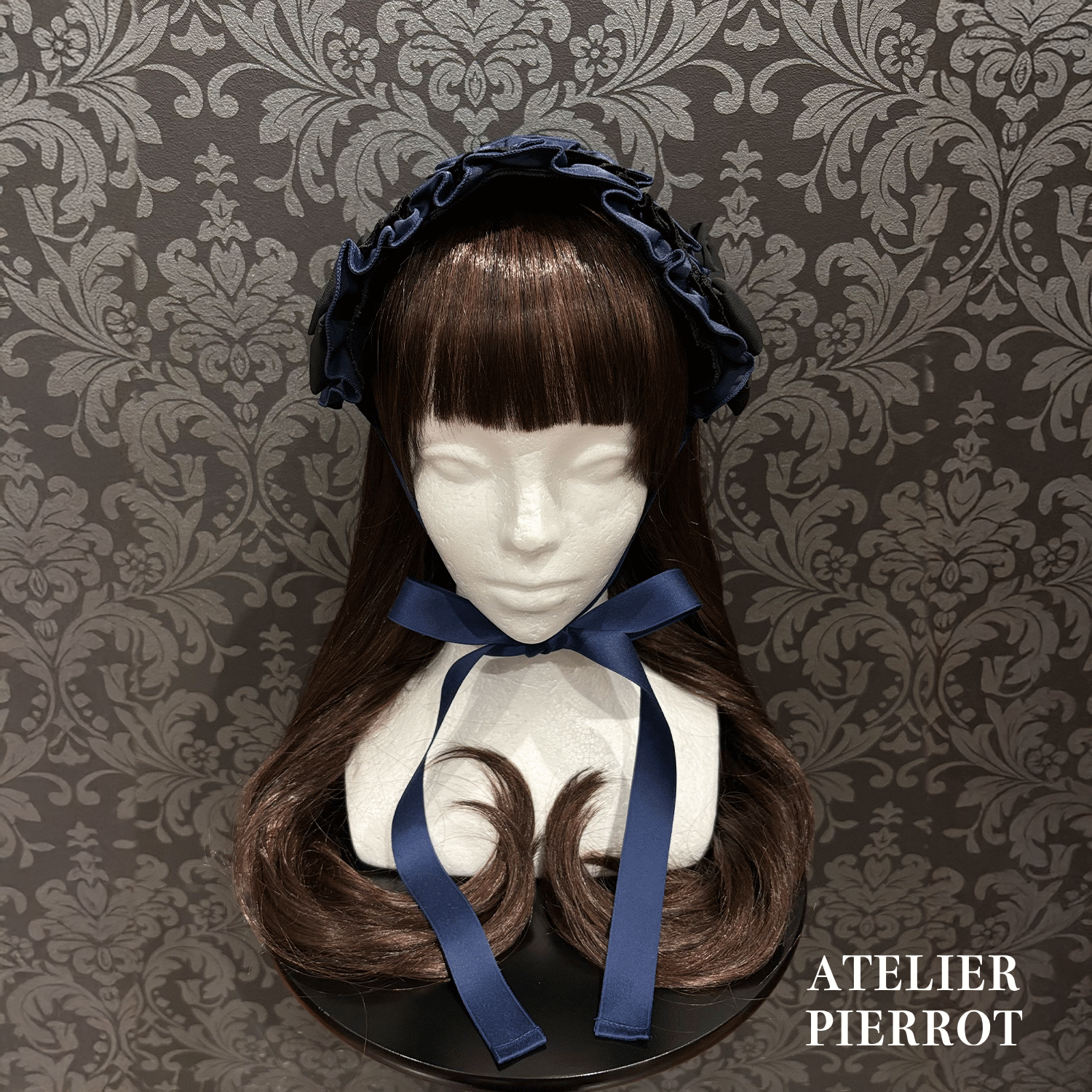 【ATELIER PIERROT】聚集了盛开的头饰白色/波尔多/海军/黑色