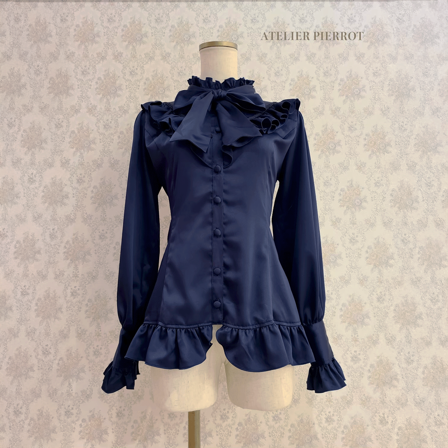 【ATELIER PIERROT】Lumiere襯衫off-White/Bordeaux/綠色/海軍/黑色