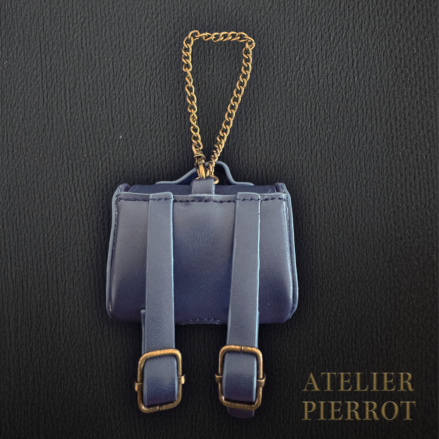 【ATELIER PIERROT】“夜間墳墓” Batwing Air Pods Case Bordeaux/Navy/Black