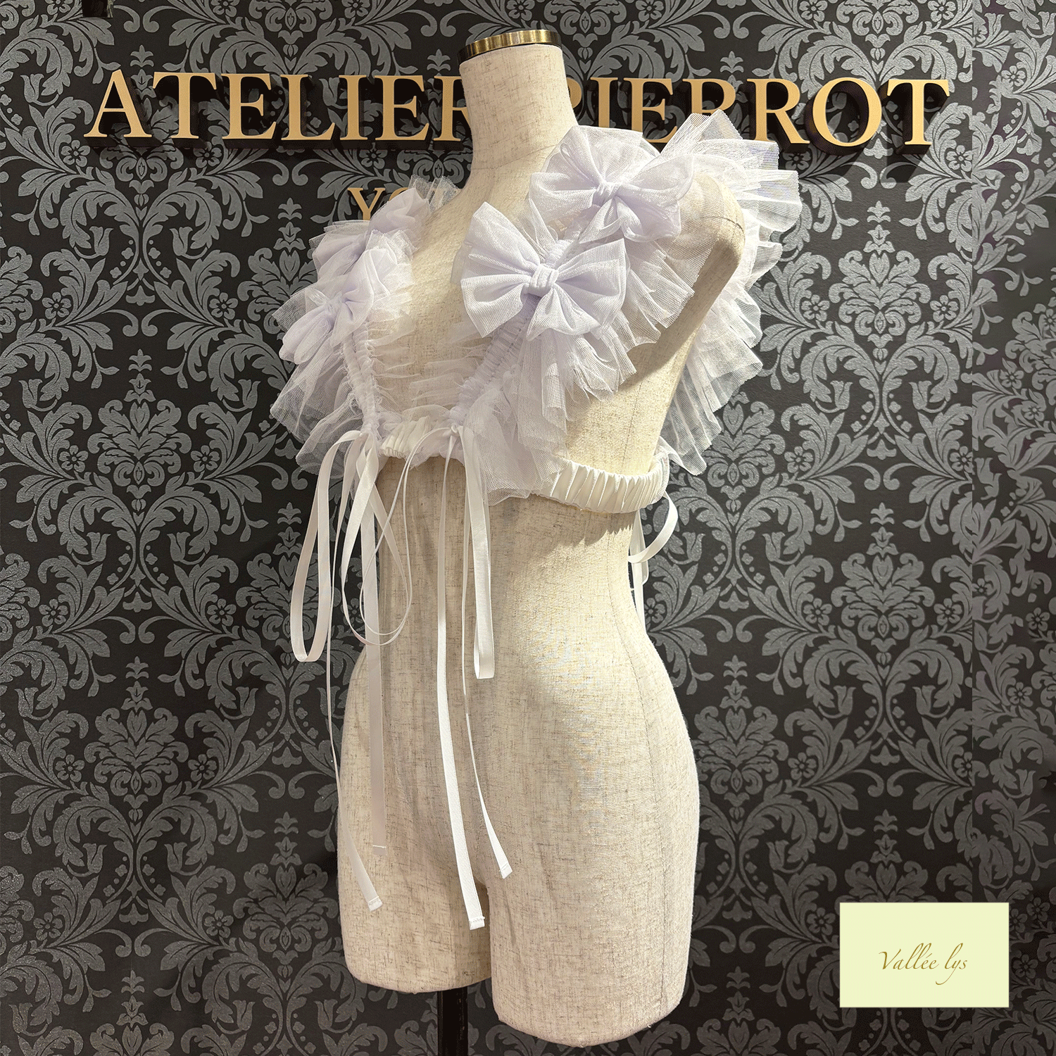 Vallee lys瓦勒莉丝Nocturne Tulle Harness白色/粉红色/波尔多/紫色/灰色/黑色