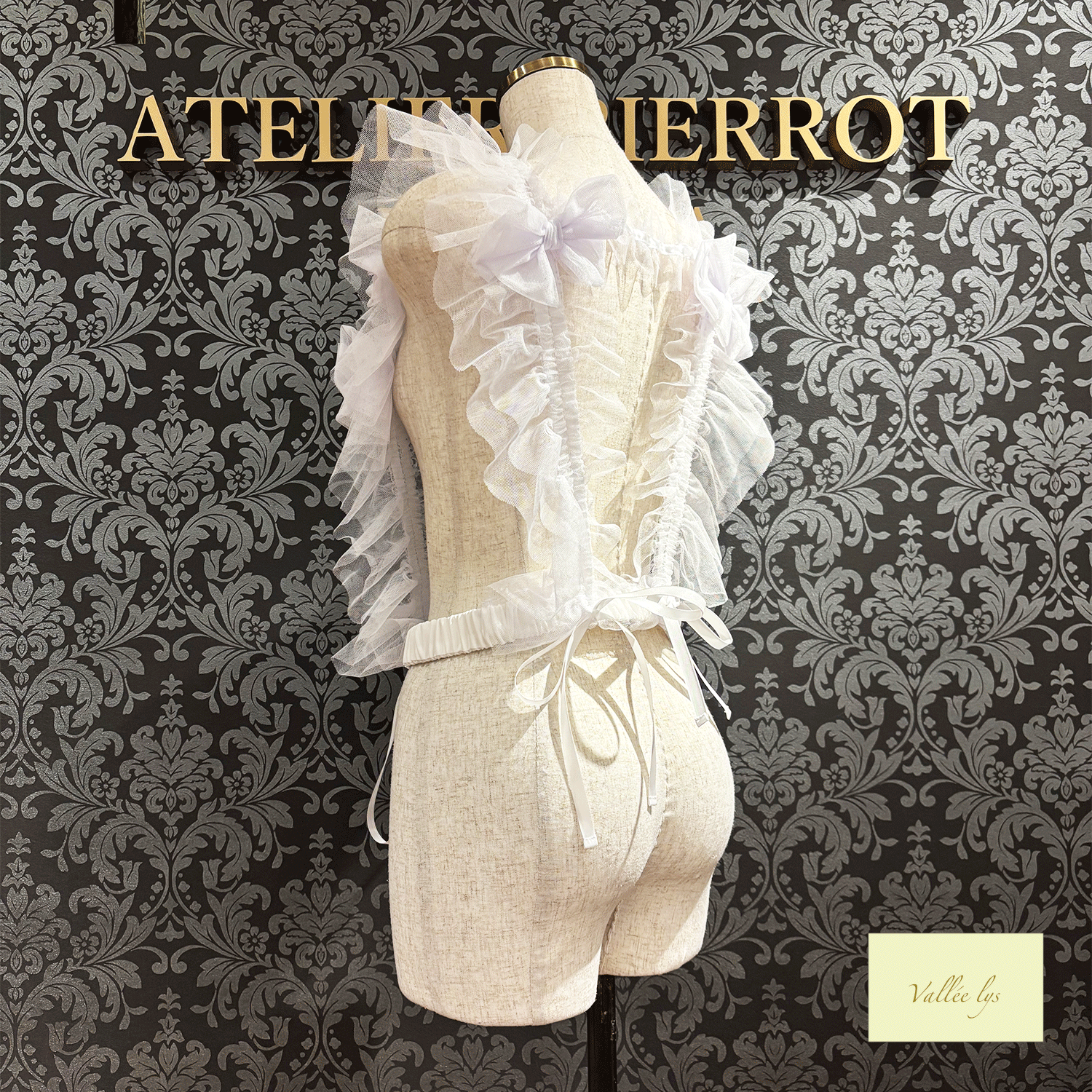 Vallee lys瓦勒莉丝Nocturne Tulle Harness白色/粉红色/波尔多/紫色/灰色/黑色