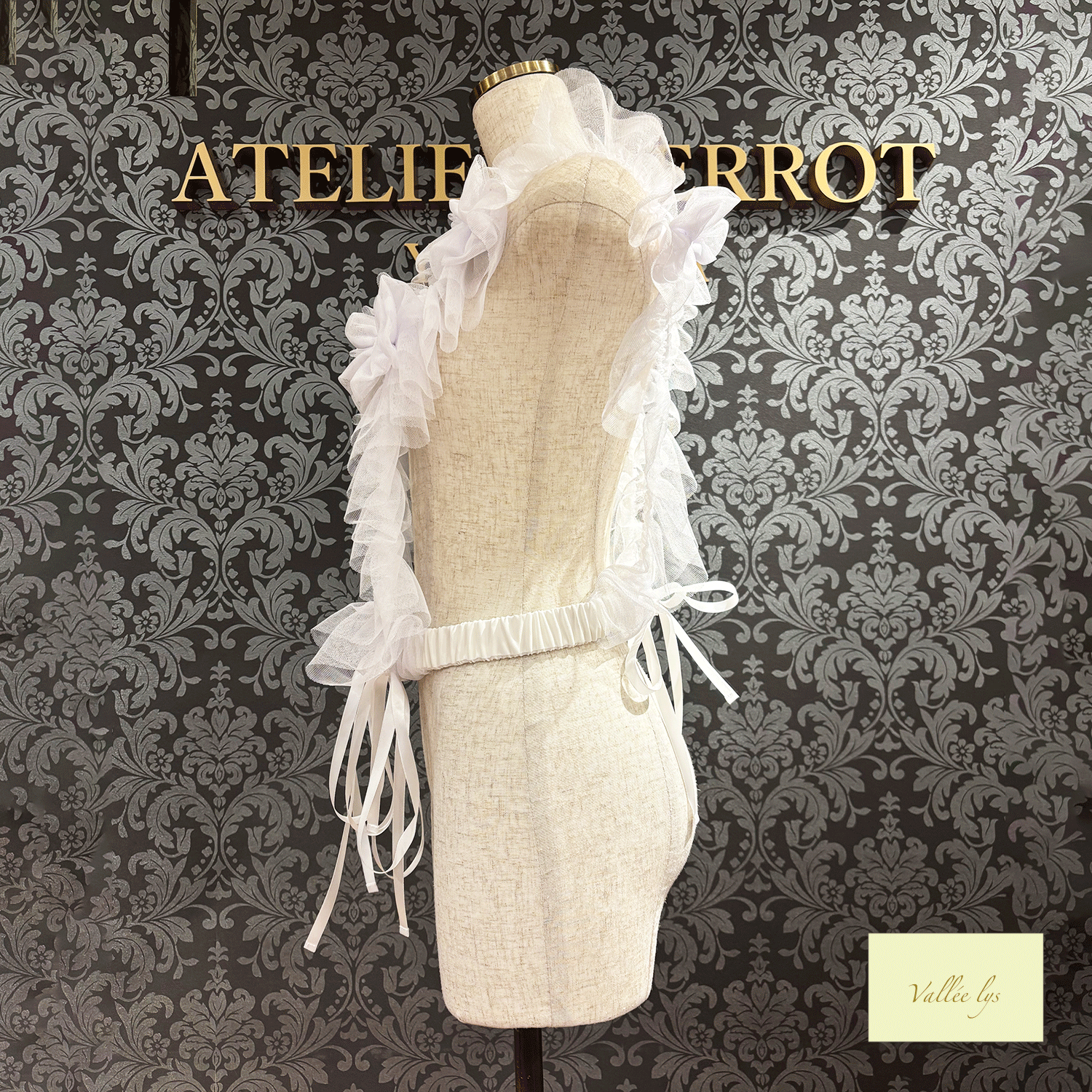 Vallee lys瓦勒莉丝Nocturne Tulle Harness白色/粉红色/波尔多/紫色/灰色/黑色
