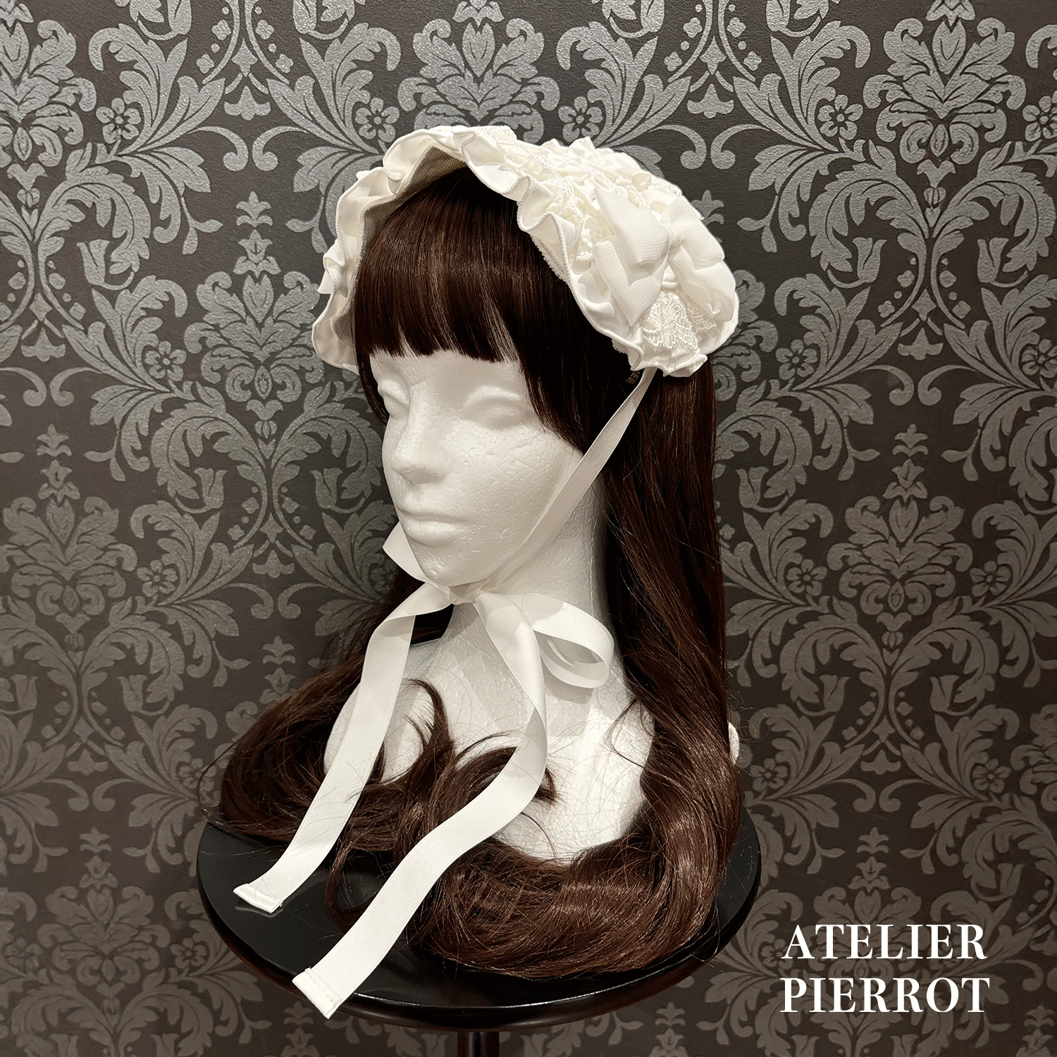 【ATELIER PIERROT】聚集了盛开的头饰白色/波尔多/海军/黑色