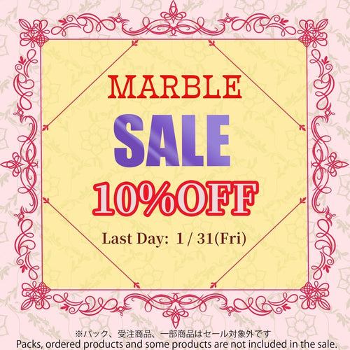 オンラインショップMARBLE 10%OFF SALE!!