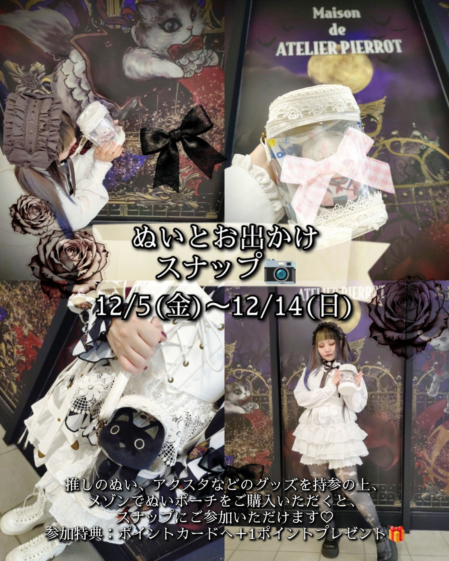 【メゾン原宿店】ぬいとお出かけスナップ📷