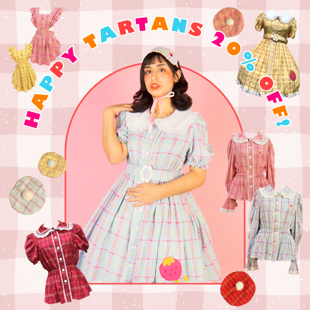 Violet Fane HAPPY TARTANSシリーズ　オンラインショップ限定20％オフセール！