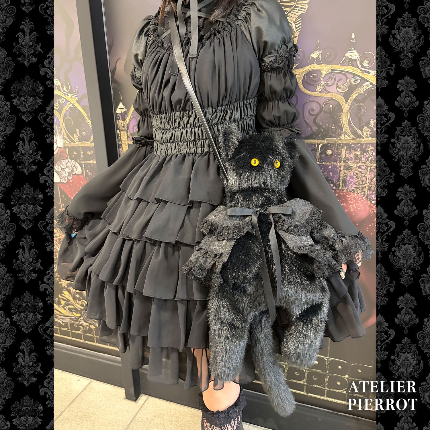 【ATELIER PIERROT】Cape Royal Neko -Cape de poupée gothique Lolita-