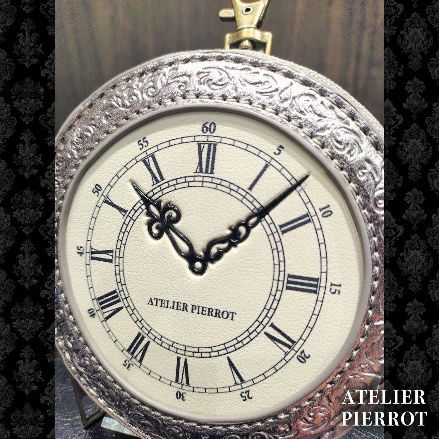 【ATELIER PIERROT】   ★예약 접수 중★ Pochette a la carte Coin Purse ~Clock~-Gothic Lolita Coin Purse- 신색 실버/브론즈/Black