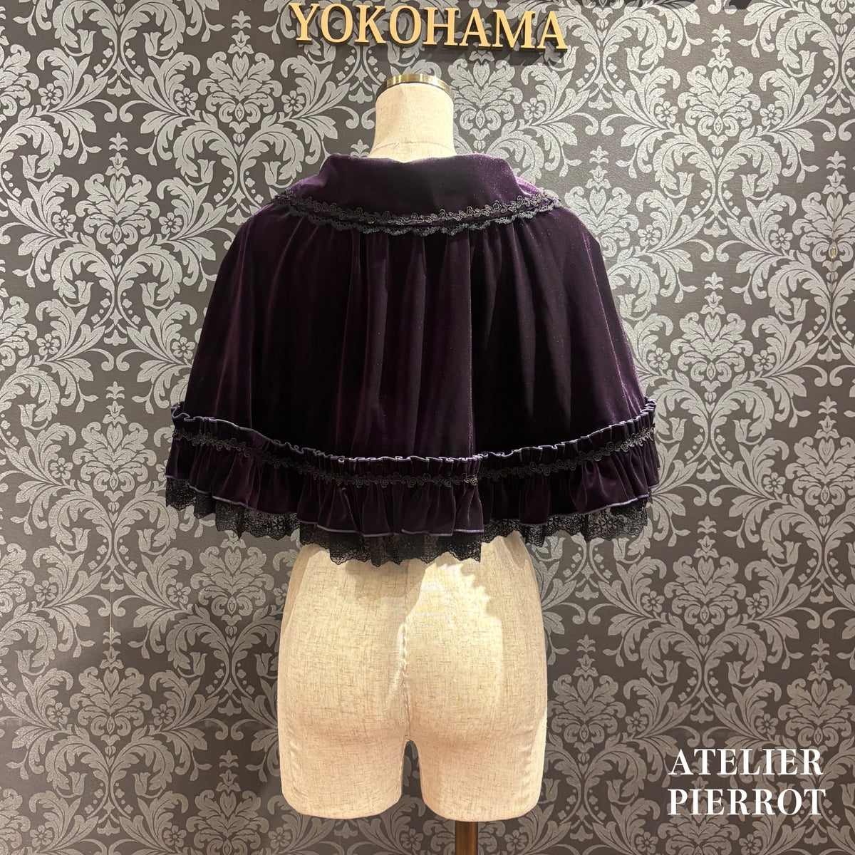 【ATELIER PIERROT】　★Ahora aceptamos reservas★ Capa de terciopelo AdenophoraBordeaux/Purple/Navy/Black