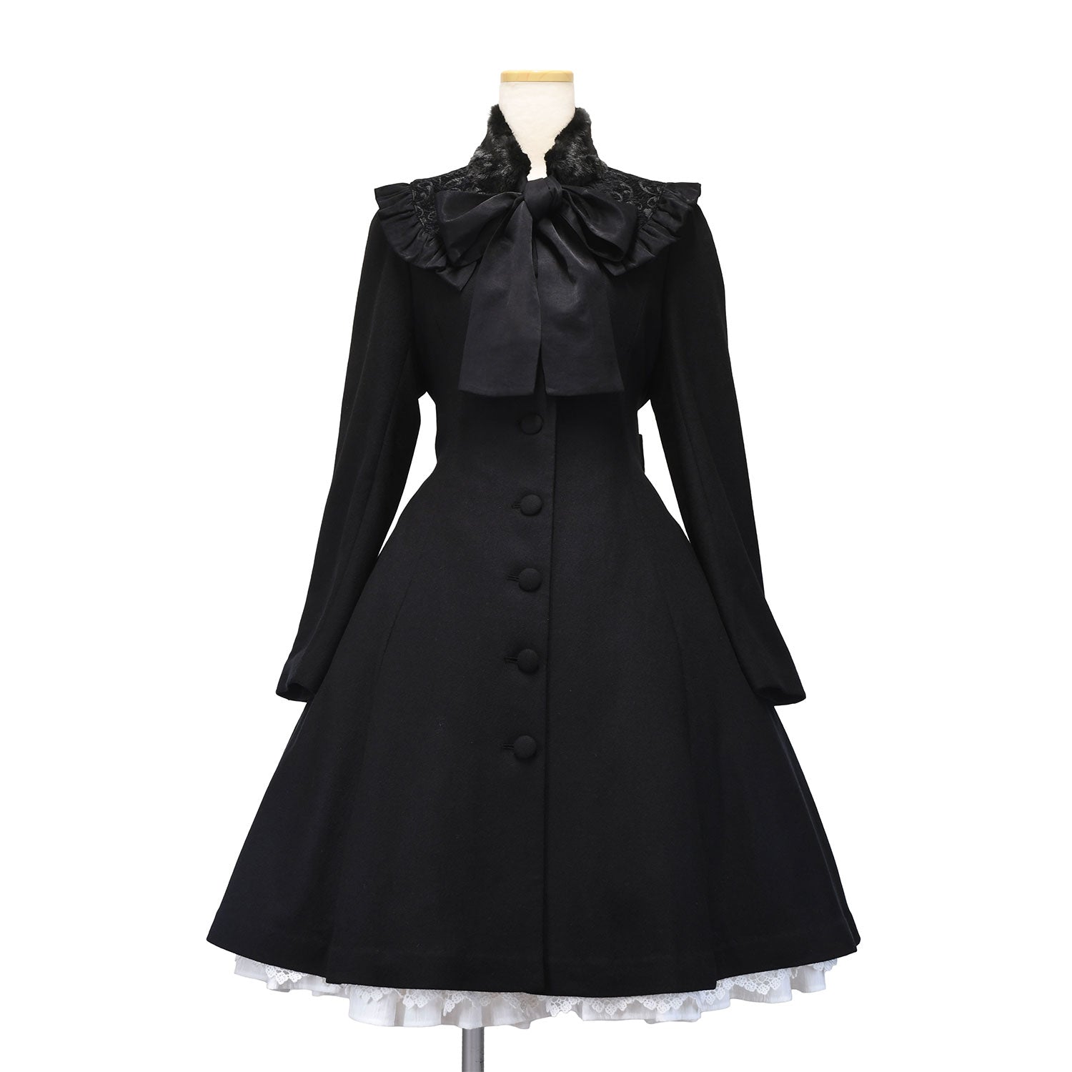 [Sheglit] Sheglit ●Reservation ● "Obsidian" Classical Coat Black
