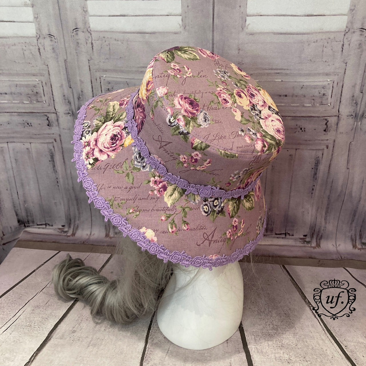 [uf] Sombrero de pescador rosa rococóBlack/Purple/Marrón★Rebajas de invierno hasta el 23 de febrero.★