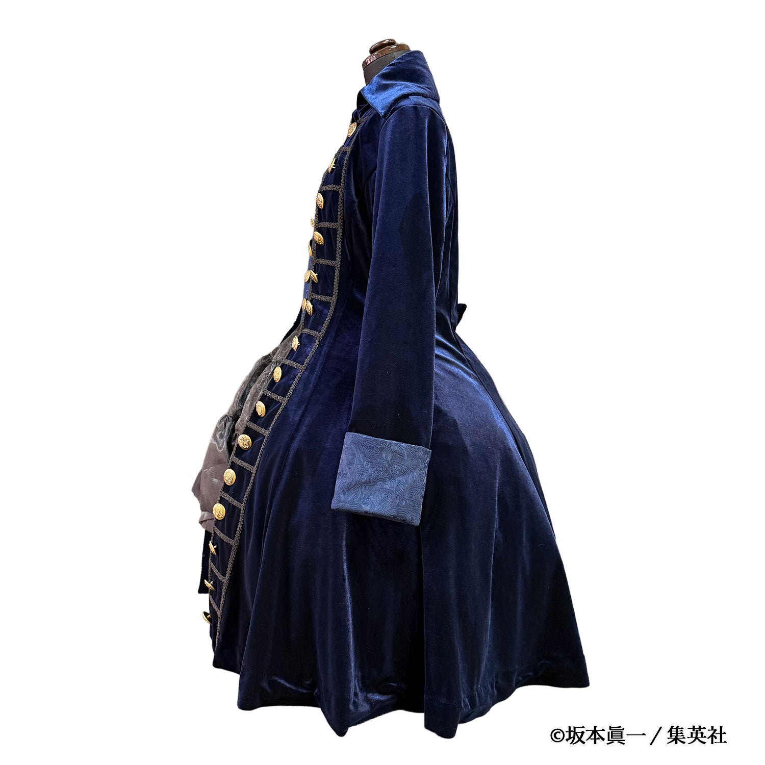 【ATELIER PIERROT】　「 イノサン 」 ロングジャケット　赤 ( 刺繍あり ) /青( 刺繍なし ) /黒 ( 刺繍なし ) 　