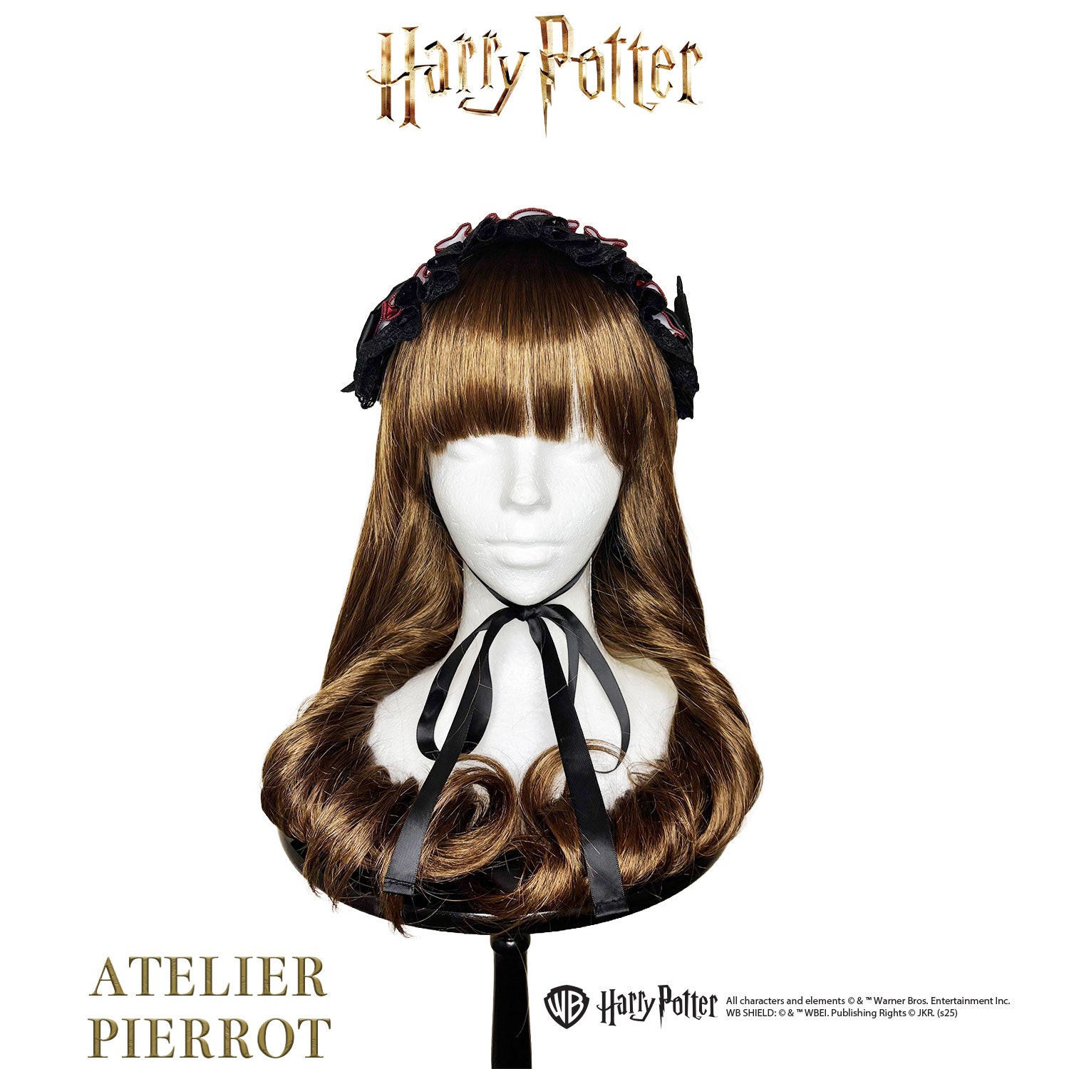 【ATELIER PIERROT】　Harry Potter ハリーポッター/編み上げヘッドドレス　グリフィンドール/スリザリン/ハッフルパフ/レイブンクロー