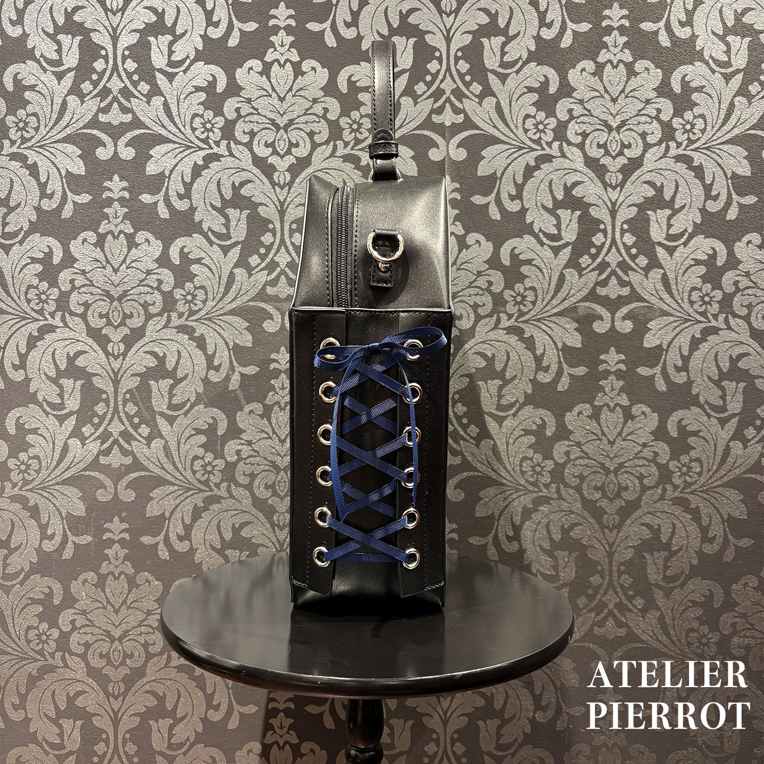 【ATELIER PIERROT】Iron Gate Coffin Bag　ボルドー×ゴールド/ネイビー×シルバー/ブラック×ゴールド