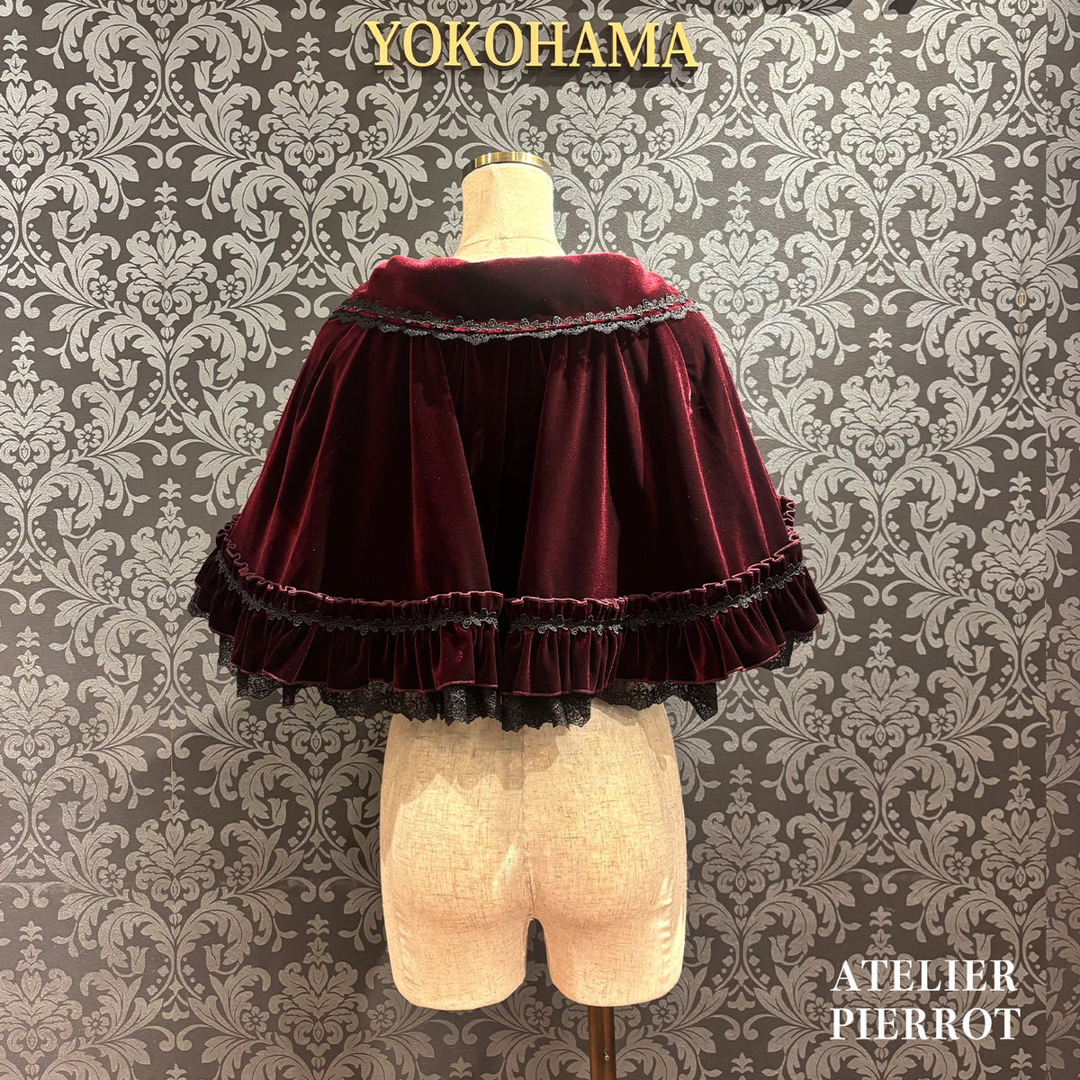 【ATELIER PIERROT】　★Ahora aceptamos reservas★ Capa de terciopelo AdenophoraBordeaux/Purple/Navy/Black