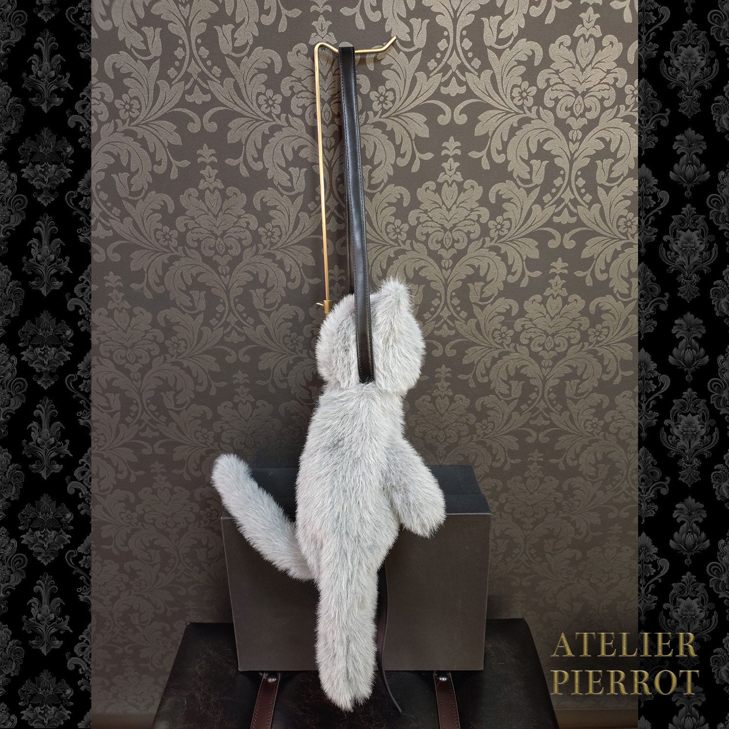 【ATELIER PIERROT】　Noir Neko Shoulder Bag　ホワイト/グレー/ブラック ★3月上旬～中旬入荷予定★