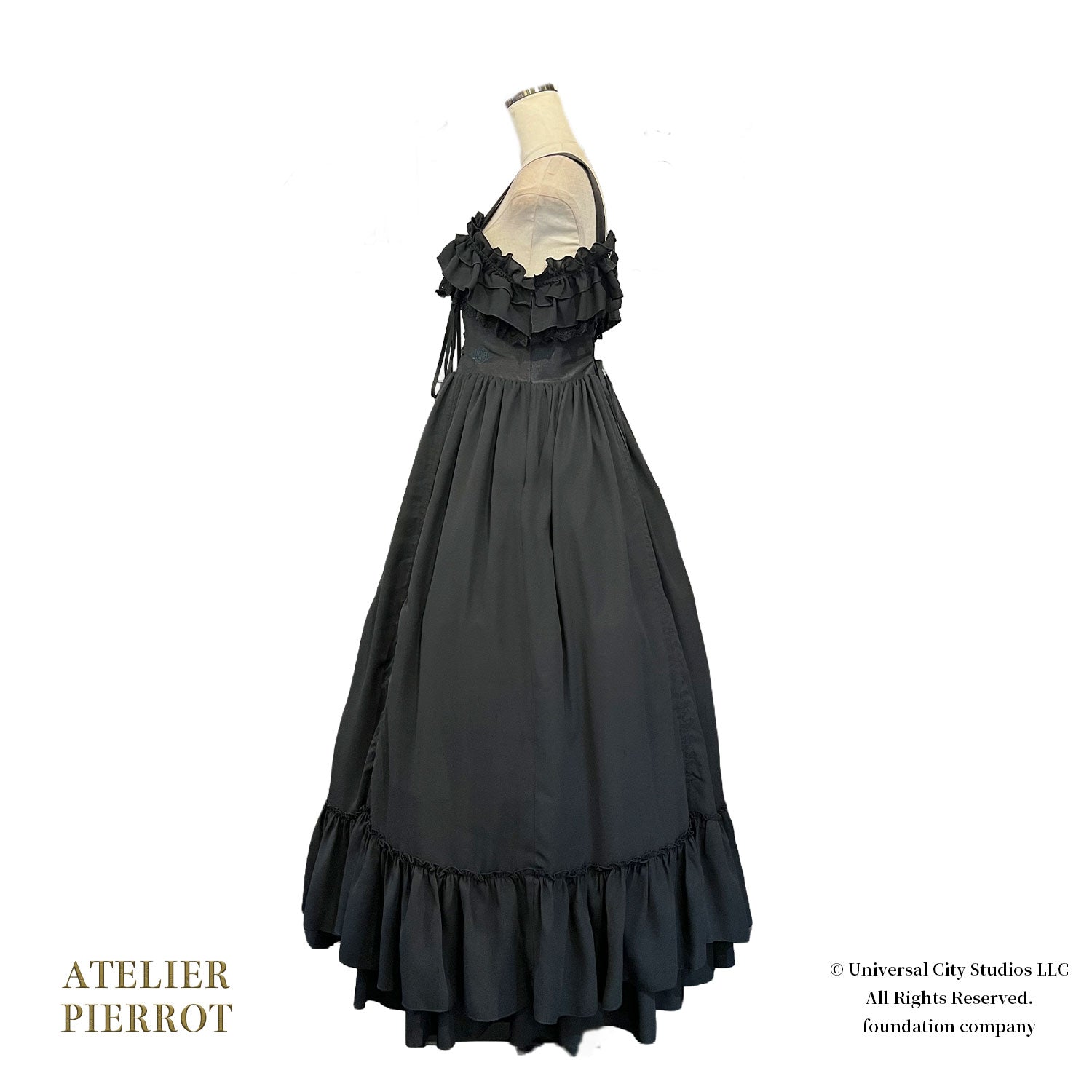 【ATELIER PIERROT] WICKED/Elphaba's Long Bustle JSK Noir x Vert/Noir x Noir