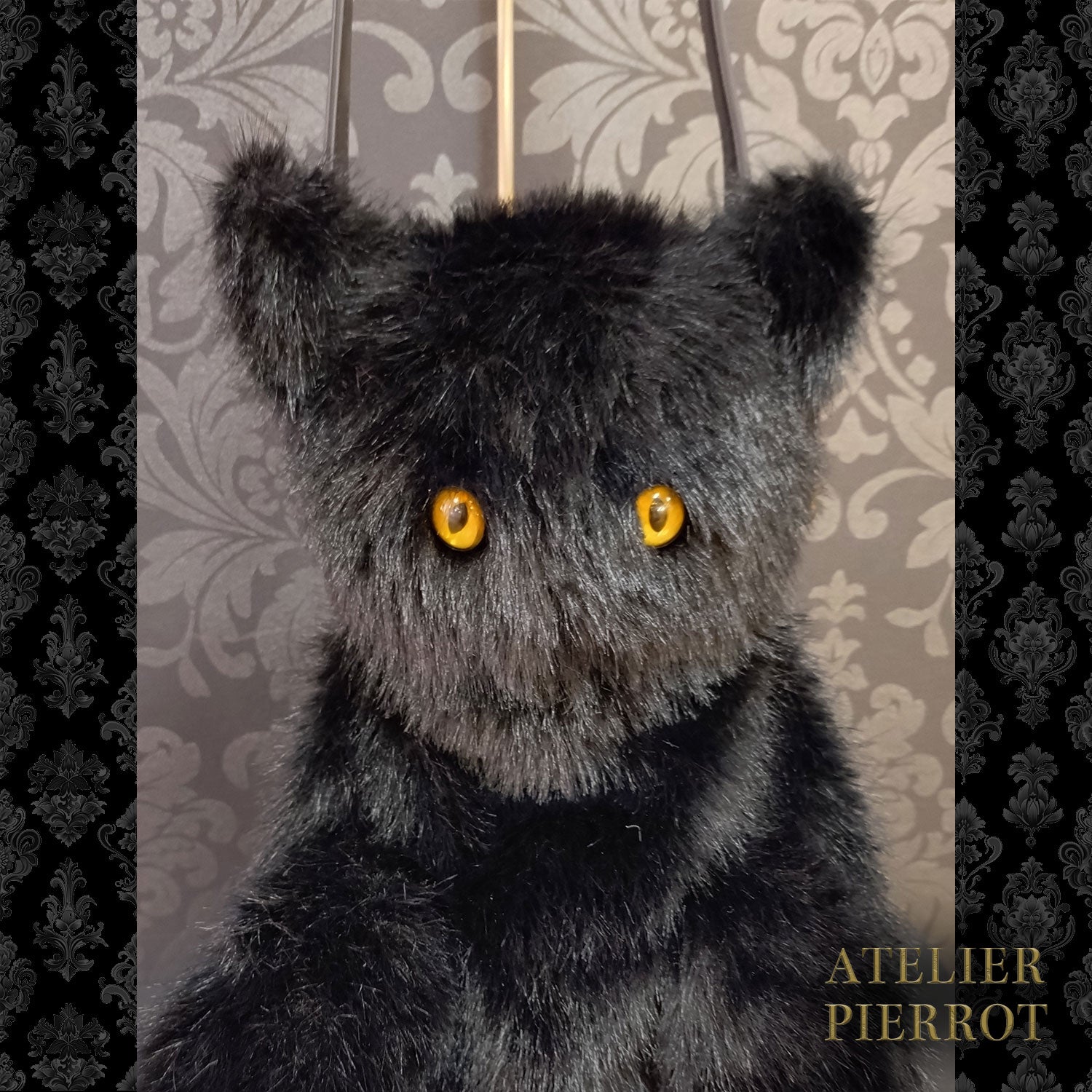 【ATELIER PIERROT】　Noir Neko Shoulder Bag　ホワイト/グレー/ブラック ★3月上旬～中旬入荷予定★