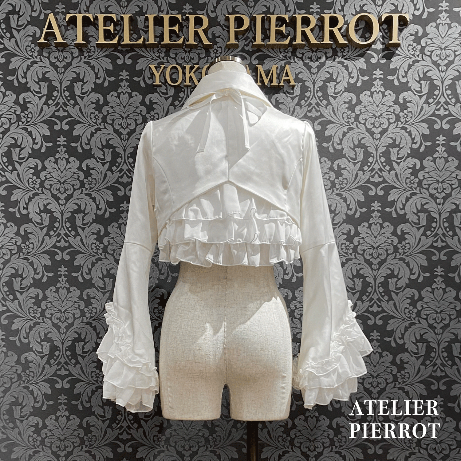 【ATELIER PIERROT】 Valkyrie Chaqueta de volante White/Burdeos/Navy/Negro x Blanco/Negro ★Lanzado a mediados a finales de agosto★