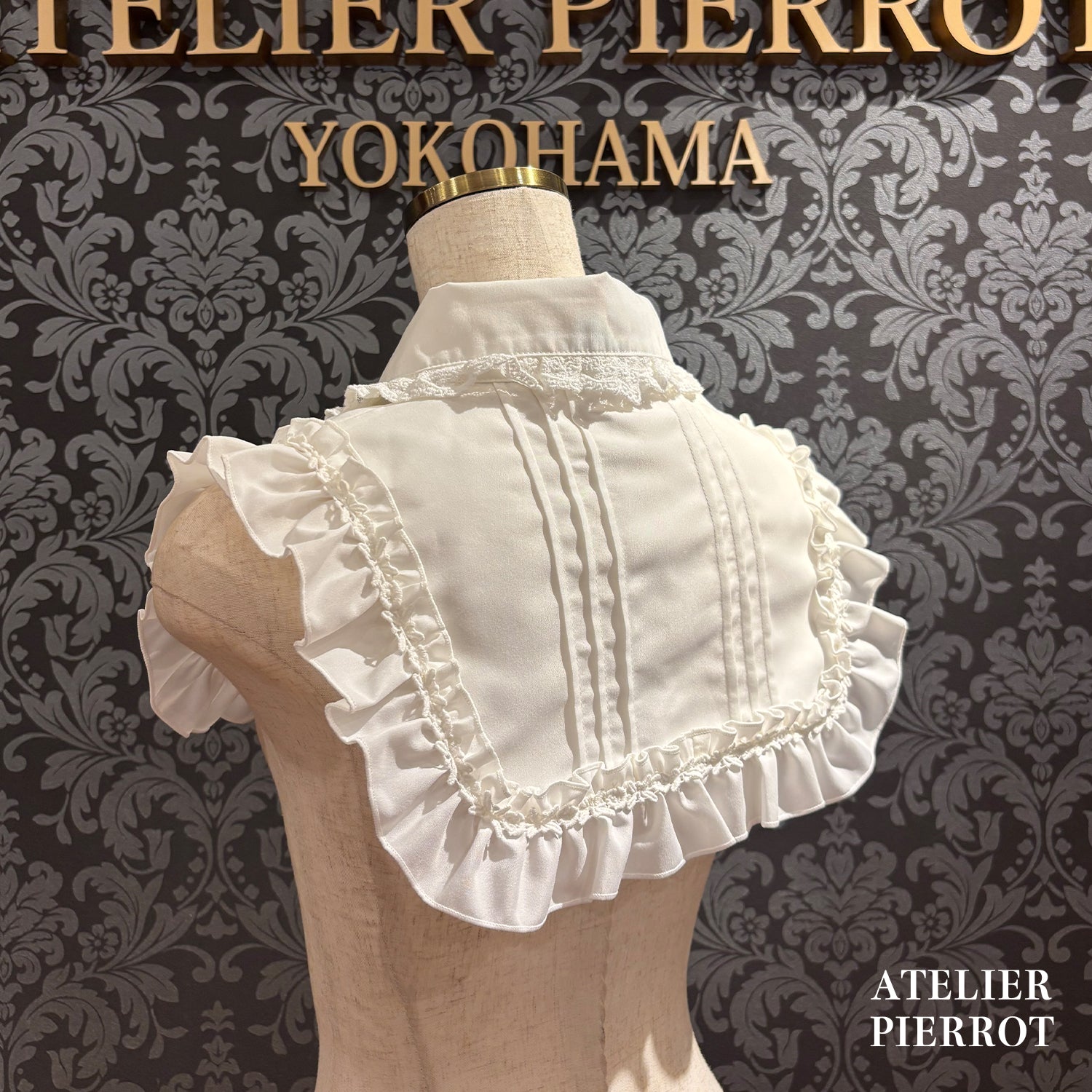 【ATELIER PIERROT】 츠케 칼라 / 마루 칼라White/Black