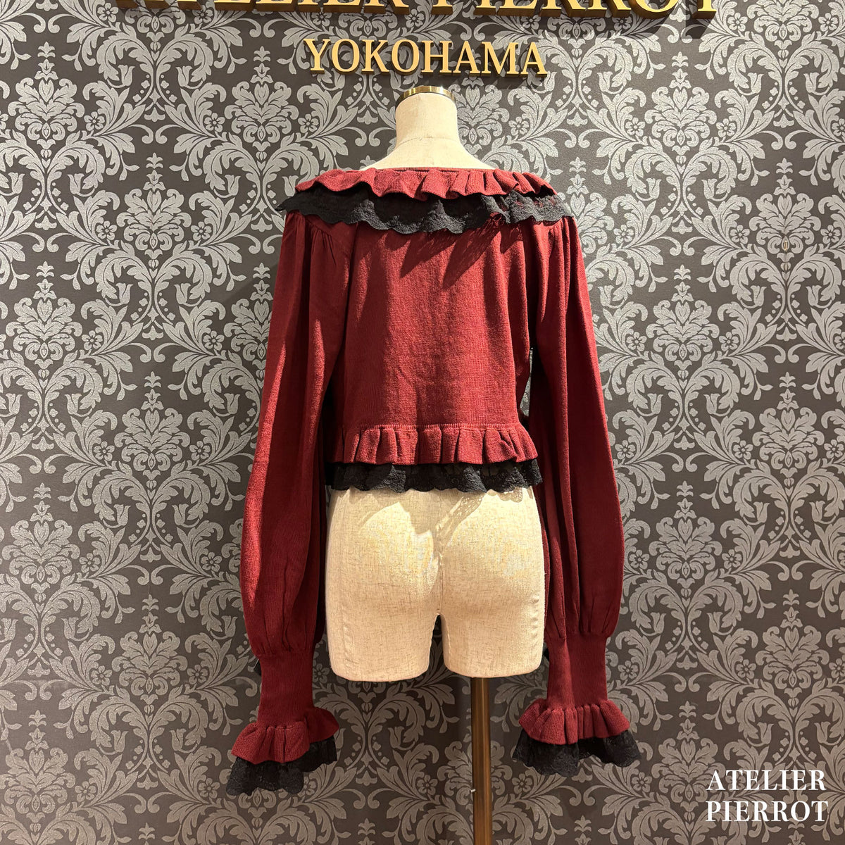 【ATELIER PIERROT】　★Ahora aceptando reservas★ Cárdigan Datura ValsWhite/Bordeaux/Purple/Black