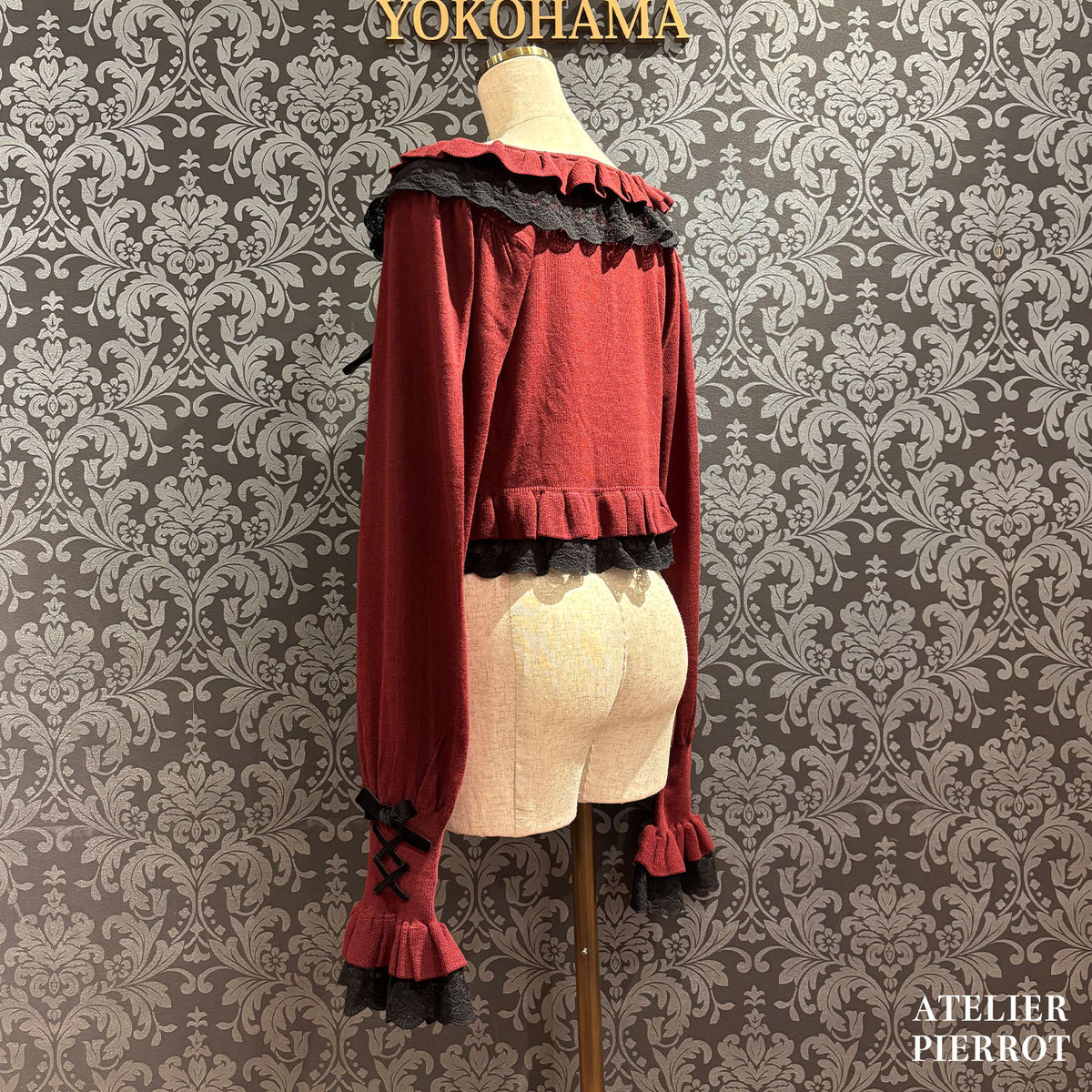 【ATELIER PIERROT】　★Ahora aceptando reservas★ Cárdigan Datura ValsWhite/Bordeaux/Purple/Black