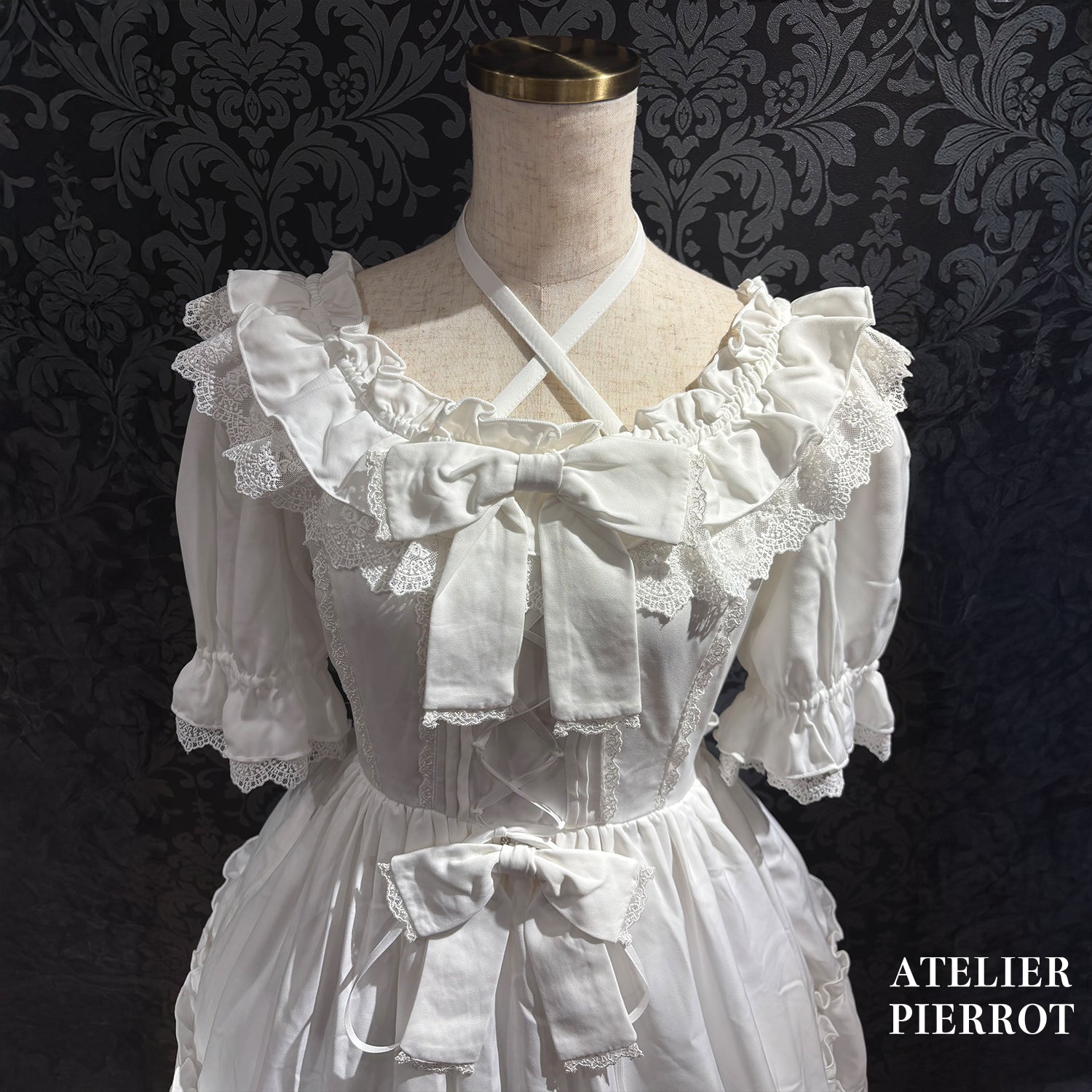 【ATELIER PIERROT】　★Now accepting reservations★Aveline Mimore DressWhite/lavender/Navy/Black