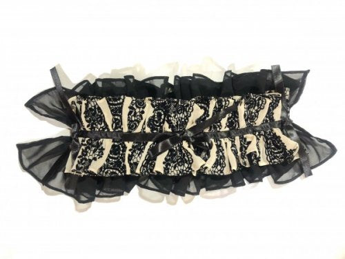 [Marmor] Marmor Spurte Lautstärkerkopf: Off White Black Flocky Antique Gothic Muster