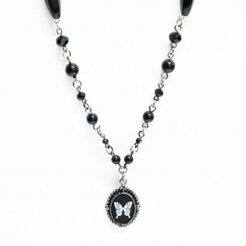 [SHEGLIT] Sleeping Forest Necklace / Black